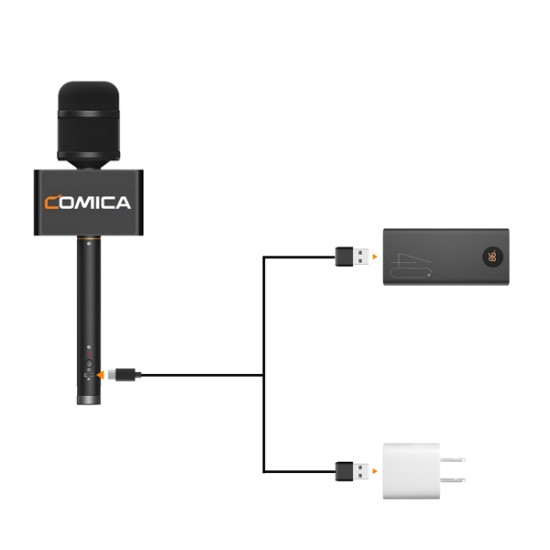COMICA Revo S Wireless Reporter Microphone for Smartphone